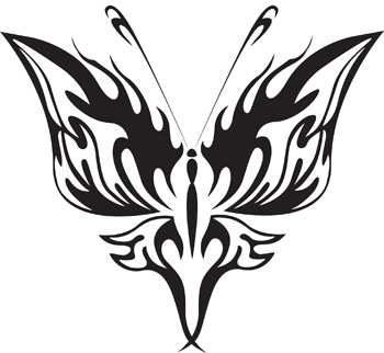 Tribal Butterfly 40
